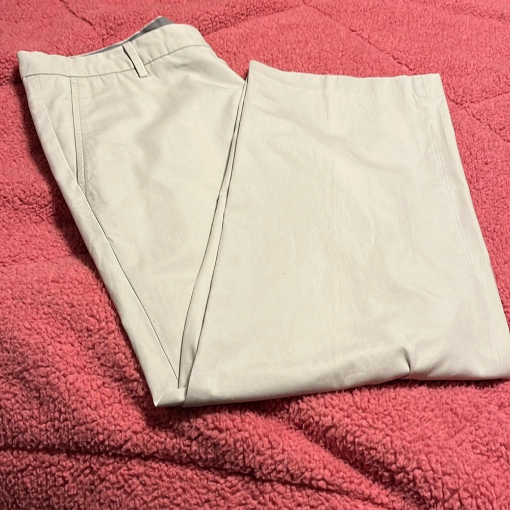 Banana Republic tan slacks 36x28 100 % cotton no stains